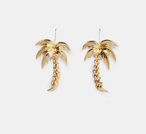 Palms Gold Earrings