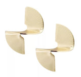 Gold Spirale Earrings